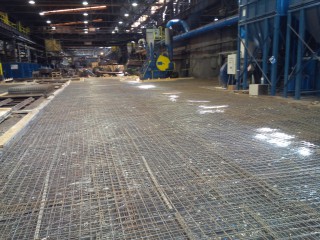 betonov podlaha na Slevarn T Tinec